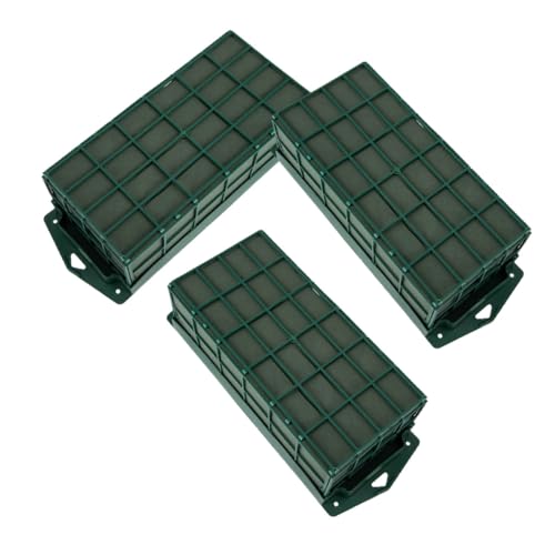 VILLCASE 3 Stück Teiliges DIY Blumensteckschaum Rechteckige Steckmasse für Frische Blumen Vielseitige Feucht Trockenschaum Blöcke für Garten Party Hochzeits Wanddekoration VILLCASE 3 Stück Teiliges DIY Blumensteckschaum Rechteckige Steckmasse für Frische Blumen Vielseitige Feucht Trockenschaum Blöcke für Garten Party Hochzeits Wanddekoration von VILLCASE