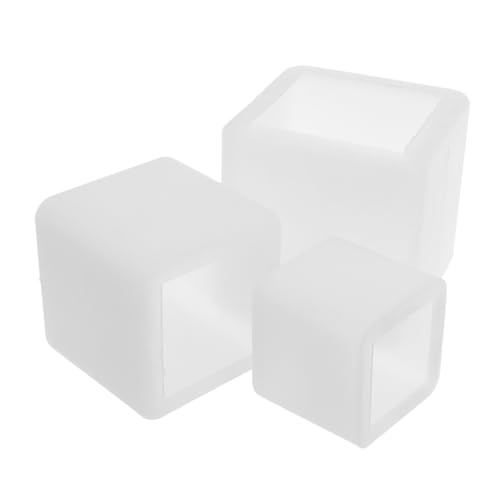 VILLCASE 3 Stück Teiliges Klare Silikonwürfel-formen Wiederverwendbare Transparente Flexible Silikonharz-gießformen Tiefe Quadratische Epoxidharz-moulds für DIY Kerzen Blumen Kunsthandwerk VILLCASE 3 Stück Teiliges Klare Silikonwürfel-formen Wiederverwendbare Transparente Flexible Silikonharz-gießformen Tiefe Quadratische Epoxidharz-moulds für DIY Kerzen Blumen Kunsthandwerk von VILLCASE