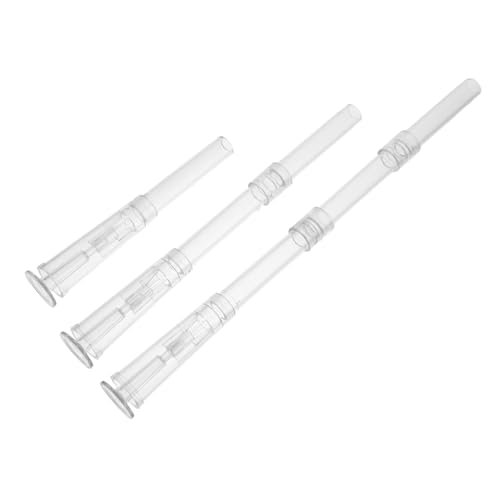 VILLCASE 3 Stück Transparente Mini Wasserpumpe mit Pilz Sprühdüse Kompakt und Tragbar für Aquarium Gartenteich und Indoor Wasseranlagen Eleganter Springbrunnenkopf für Wohn und von VILLCASE