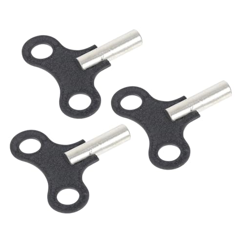 VILLCASE 3 Stück Wick den Schlüssel Retro Ersatz Uhrenschlüssel Wicklung Arbeiten mechanisch kleine Uhrtasten Aufziehschlüssel für Tischuhren alte Schlüssel Aluminium Black VILLCASE 3 Stück Wick den Schlüssel Retro Ersatz Uhrenschlüssel Wicklung Arbeiten mechanisch kleine Uhrtasten Aufziehschlüssel für Tischuhren alte Schlüssel Aluminium Black von VILLCASE