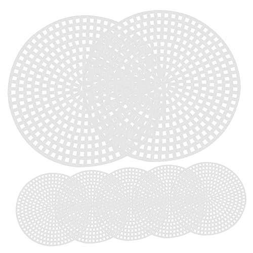 VILLCASE 30stücke Runde Kreuzstich-gitterplatten Aus Kunststoff DIY-netzblatt Schneidbares Netzgitter Mehrzweck-netzblatt Für Heimwerker Weiß Als Taschenboden-Liner-Board Oder Futterbrett g VILLCASE 30stücke Runde Kreuzstich-gitterplatten Aus Kunststoff DIY-netzblatt Schneidbares Netzgitter Mehrzweck-netzblatt Für Heimwerker Weiß Als Taschenboden-Liner-Board Oder Futterbrett g von VILLCASE