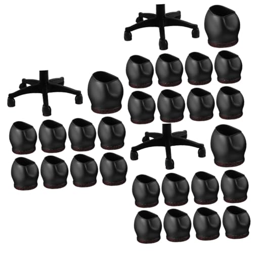 VILLCASE 30stücke Stuhlrollenabdeckungen Flexible TPE Möbelbeinschoner Für Bürostühle rutschfest Installieren Geeignet Für Rollende Möbel Und Bürogeräte VILLCASE 30stücke Stuhlrollenabdeckungen Flexible TPE Möbelbeinschoner Für Bürostühle rutschfest Installieren Geeignet Für Rollende Möbel Und Bürogeräte von VILLCASE