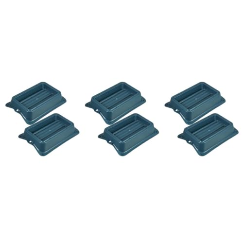 VILLCASE 3St Blumenschlammtablett Kunststoffblumentopf Innenblumen Tray Blumenfloristik Tablett Tischschreiber Kugelschreiber Sämaschine Pflanzschalen Blumentablett Tablett Plastik Green von VILLCASE