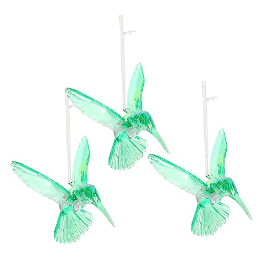VILLCASE 3stücke Acryl Ornamente Hängende Vögel Dekoration Langlebiges Und Feines Design Für Garten Und Balkon Perfektes Für Freunde von VILLCASE