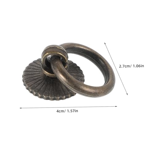 VILLCASE 4 STÜCKE Vintage Möbelgriffe aus Bronze Retro Schubladenknöpfe aus Langlebiger Legierung Ergonomisch Geformt für Komfortables Ziehen Einfache Montage für Kommode Schrank VILLCASE 4 STÜCKE Vintage Möbelgriffe aus Bronze Retro Schubladenknöpfe aus Langlebiger Legierung Ergonomisch Geformt für Komfortables Ziehen Einfache Montage für Kommode Schrank von VILLCASE