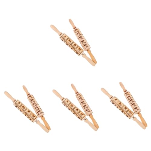 VILLCASE 4 Sätze Ausstecher Plätzchen Graviertes Nudelholz Weihnachtsmuster Nudelholz Mit Dicken Ringen Geprägter Rollstift Ornamente Holznudelholz Zum Backen Nudelholz Aus Holz 2 Stück * 4 VILLCASE 4 Sätze Ausstecher Plätzchen Graviertes Nudelholz Weihnachtsmuster Nudelholz Mit Dicken Ringen Geprägter Rollstift Ornamente Holznudelholz Zum Backen Nudelholz Aus Holz 2 Stück * 4 von VILLCASE