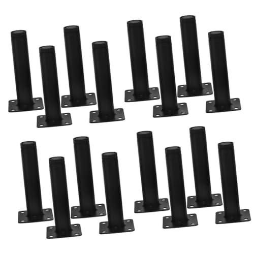 VILLCASE 4 Sätze Möbelbeine Verstellbare Metallfüße Für Sofas Nachttische Und Tv Schränke Mit Rutschfesten Pads Höhe Für Stabilität Und Schutz des Fußbodens 4 Stück * 4 VILLCASE 4 Sätze Möbelbeine Verstellbare Metallfüße Für Sofas Nachttische Und Tv Schränke Mit Rutschfesten Pads Höhe Für Stabilität Und Schutz des Fußbodens 4 Stück * 4 von VILLCASE