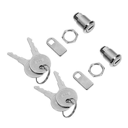 VILLCASE 4 Sätze Schrankverschluss Tubular Lock Rostfrei Korrosionsbeständig Schrankschlösser Mit Schlüssel Für Aktenschrank Vitrinenschloss Sicherungsfunktion VILLCASE 4 Sätze Schrankverschluss Tubular Lock Rostfrei Korrosionsbeständig Schrankschlösser Mit Schlüssel Für Aktenschrank Vitrinenschloss Sicherungsfunktion von VILLCASE