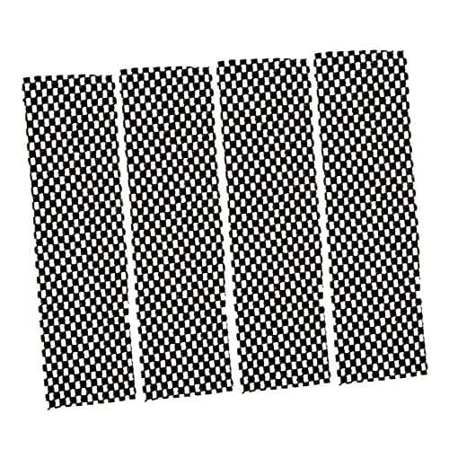 VILLCASE 4 Stück Guqin Anti-rutsch-Matte Griff Pads Boden Guqin-matten Guzheng Anti-rutsch-pad Guzheng-pad Polster Für Möbelfüße Guzheng-fußmatten Teppichpolster Weicher Kunststoff Schwarz von VILLCASE