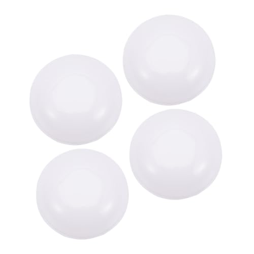 VILLCASE 4 Stück LED Deckenlampenschirme PVC Lampenabdeckungen Ersatz Diffusor für Flur Balkon Korridor Blendfrei Einfache Montage Langlebig von VILLCASE