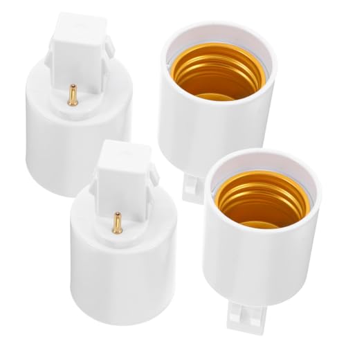 VILLCASE 4 Stück Lampensockel Adapter zu Lampenfassung Sicherer Sitz Stabile Verbindung Vielseitig für Zuhause Büro und Geschäft Geeignet VILLCASE 4 Stück Lampensockel Adapter zu Lampenfassung Sicherer Sitz Stabile Verbindung Vielseitig für Zuhause Büro und Geschäft Geeignet von VILLCASE