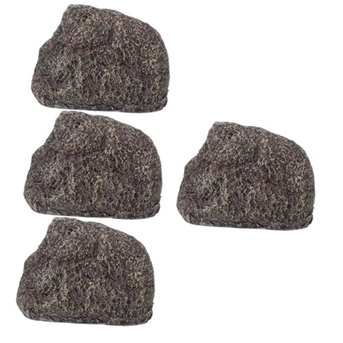 VILLCASE 4 Stück Schlüsselkasten Aus Stein Schlüsselversteck Simulieren Im Freien Kammerdiener Verstecken Versteckt Schlüsselaufbewahrung Aus Stein Fälschung Code Key Storage Decor Harz von VILLCASE