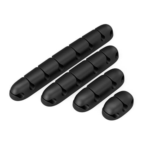 VILLCASE 4 Stück Silikon Kabelhalter Flexibler Kabel Organizer für Schreibtisch und Büro Selbstklebend Wiederverwendbar Kompakt und Tragbar für Kabelmanagement zu Hause und Unterwegs VILLCASE 4 Stück Silikon Kabelhalter Flexibler Kabel Organizer für Schreibtisch und Büro Selbstklebend Wiederverwendbar Kompakt und Tragbar für Kabelmanagement zu Hause und Unterwegs von VILLCASE