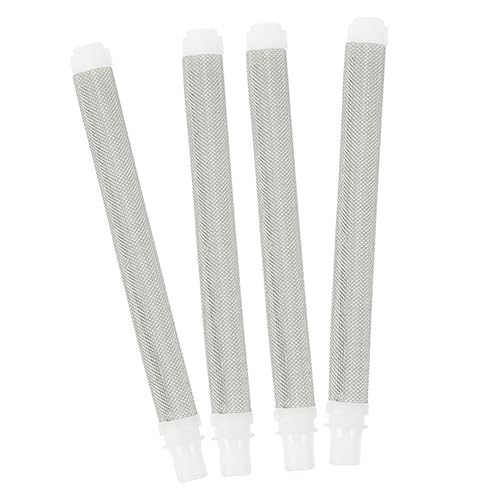 VILLCASE 4 Stück Sprühfilter luftlos Ultra sprühen Gartensprüher Airless- Zubehör für Farbspritzgeräte Farbspritzfilter Mesh Filter für Farbspritzgerät Farbfilter Rostfreier Stahl von VILLCASE