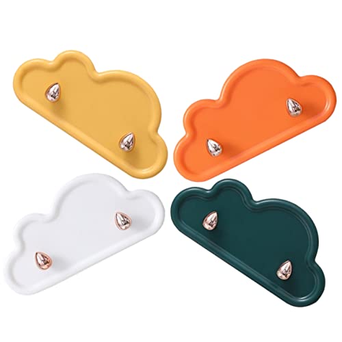 VILLCASE 4 Stück Teiliges Wolken Wandhaken Bunte Selbstklebende Schlüssel und Handtuchhaken Strapazierfähiger Platzsparend für Badezimmer und Einfache Montage ohne Bohren VILLCASE 4 Stück Teiliges Wolken Wandhaken Bunte Selbstklebende Schlüssel und Handtuchhaken Strapazierfähiger Platzsparend für Badezimmer und Einfache Montage ohne Bohren von VILLCASE