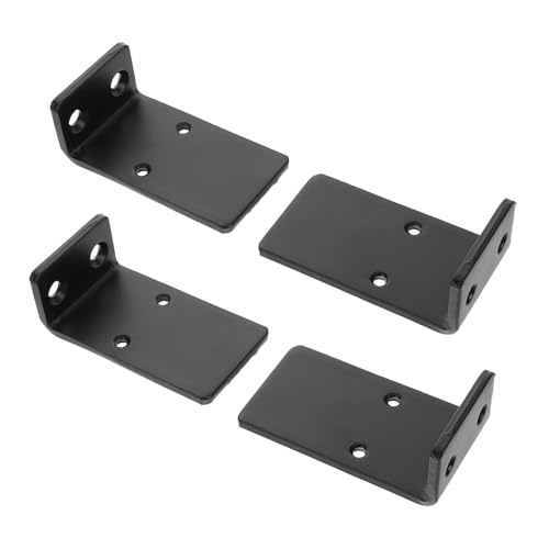 VILLCASE 4 Stück Unsichtbare Regalträger für Schwebende Dicke Metallwinkel Einfache Installation für Holzregale für Wohnräume und Küchen von VILLCASE