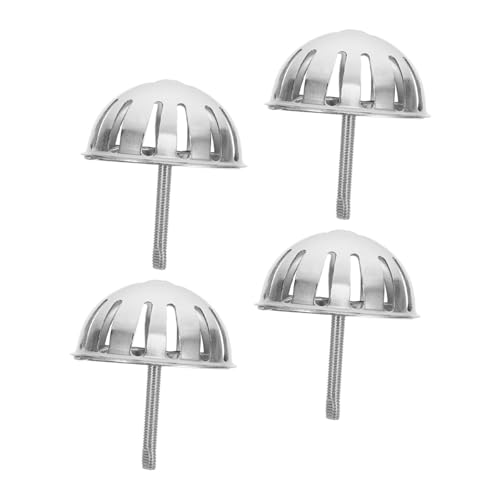 VILLCASE 4 Stück Urinal Trichterabdeckung Aus Edelstahl Urinal Abflusssieb Urinalstopfen Metall Urinalabdeckung Kommerzieller Urinalfilter Herren Urinalsieb von VILLCASE