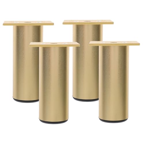 VILLCASE 4 Stück Verstellbare Möbelbeine Aluminiumlegierung Runde Möbelfüße für Sofa Tisch Schrank Ersatzfüße für DIY Projekte und Möbelrenovierung VILLCASE 4 Stück Verstellbare Möbelbeine Aluminiumlegierung Runde Möbelfüße für Sofa Tisch Schrank Ersatzfüße für DIY Projekte und Möbelrenovierung von VILLCASE
