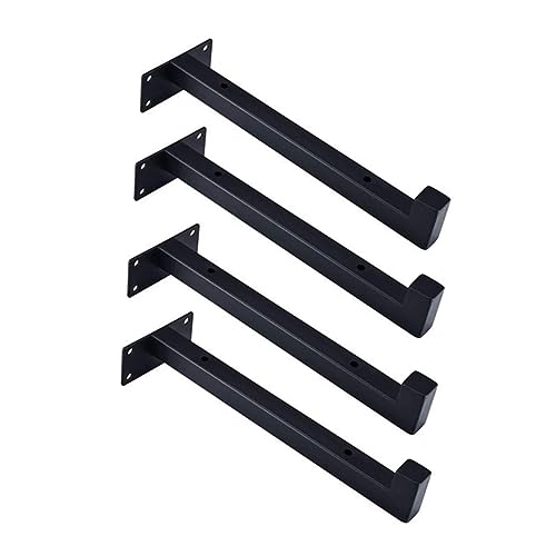 VILLCASE 4 Stück Wandmontierte Regalträger Eisen Regalhalter für Stabile Aufbewahrung für Wohnzimmer Büro und Küche VILLCASE 4 Stück Wandmontierte Regalträger Eisen Regalhalter für Stabile Aufbewahrung für Wohnzimmer Büro und Küche von VILLCASE