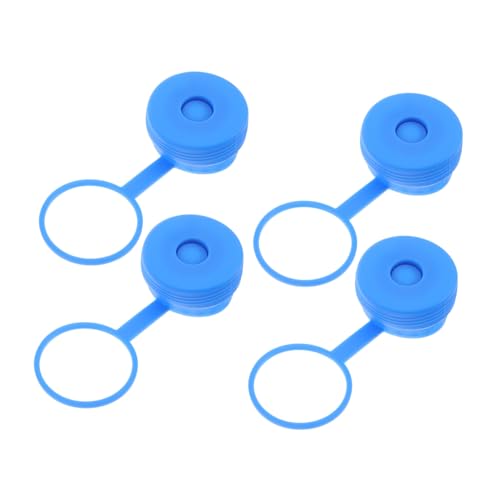 VILLCASE 4 Stück Wiederverwendbare Wasserkrugverschlüsse Milchflaschenverschlüsse Wasserflaschenverschluss Wasserdichte Staubeimerabdeckung Gallonen Wasserkrugverschluss von VILLCASE