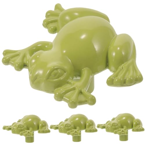 VILLCASE 4 Stück Zinklegierung Schrankknöpfe Froschform Möbelgriffe Antik Stil Ergonomisch Kommoden Schrankgriffe für Schlafzimmer und Wohnzimmer Dekoration von VILLCASE