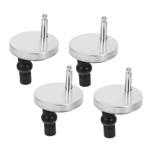 VILLCASE 4 Wc Sitz Befestigung Schnellverschluss Scharnierschrauben Stabile Toilettensitz Halterung für Einfache Montage Kompatibel mit Vielen Modellen Zeitsparende Reparaturlösung von VILLCASE