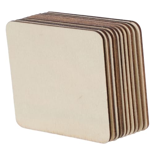 VILLCASE 40 Stück Naturbelassene Unbehandelte Holzplättchen Quadratische Holzscheiben für DIY Basteln Malerei Gravur Untersetzer Ornamente Holzstücke für Kreative Projekte VILLCASE 40 Stück Naturbelassene Unbehandelte Holzplättchen Quadratische Holzscheiben für DIY Basteln Malerei Gravur Untersetzer Ornamente Holzstücke für Kreative Projekte von VILLCASE
