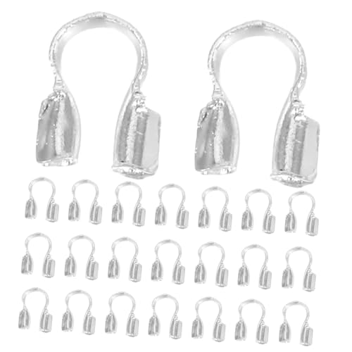 VILLCASE 400 Stück Kabelschützer für Diy und Armbänder Robuster Drahtschutz für Bastelprojekte Geeignet für Anfänger und Profis von VILLCASE