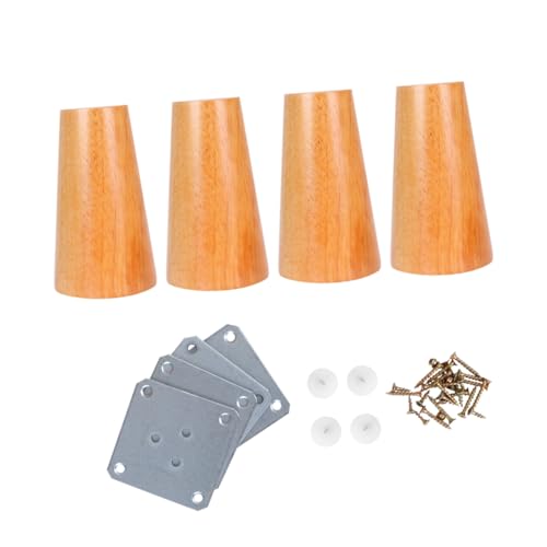VILLCASE 4Sätze Hölzerne Sofabeine Für Möbel Stabiler Ersatz Für Sofa Tv Schrank Und Couchtisch Möbelbeine Natürlichem Holzdesign VILLCASE 4Sätze Hölzerne Sofabeine Für Möbel Stabiler Ersatz Für Sofa Tv Schrank Und Couchtisch Möbelbeine Natürlichem Holzdesign von VILLCASE