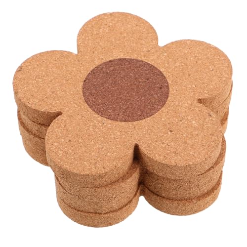 VILLCASE 4er Set Untersetzer Aus Kork Untersetzermatte Cup -untersetzer Tasse Tischset Teetassenkissen Tischsets Tischplatte Matte Moderne Untersetzer Rustikale Untersetzer von VILLCASE