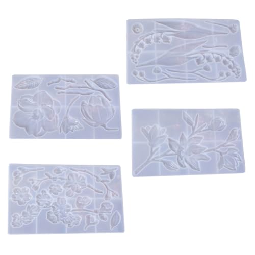 VILLCASE 4stücke Diy Silikonform Für Blumen Teiliges Mit Magnolien Pflaumenblüten Und Pfingstrosenmuster Für Kreative Bastelprojekte Und Epoxidharzarbeiten VILLCASE 4stücke Diy Silikonform Für Blumen Teiliges Mit Magnolien Pflaumenblüten Und Pfingstrosenmuster Für Kreative Bastelprojekte Und Epoxidharzarbeiten von VILLCASE