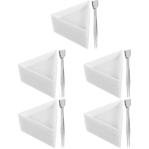 VILLCASE 5 Sätze Diamant Dotting Tray für Nail Art Perlen Sortierung und DIY Kunsthandwerk Stapelbar und Platzsparend Geeignet für Arten von Strasssteinen und Diamanten von VILLCASE