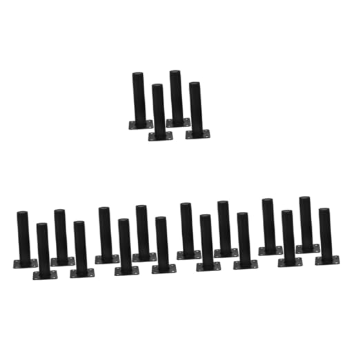 VILLCASE 5 Sätze Metallmöbelbeine Verstellbare Sofa Und Nachttischbeine Langlebige Möbelbeine Für Tv Schränke Sofas Couchtische Badezimmermöbel rutschfest 4 Stück * 5 von VILLCASE