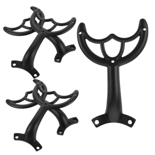 VILLCASE 5 Stück Teiliges Deckenventilator Ersatzhalter Metallarm Bracket mit Hoher Stabilität zur Geräusch Vibrationsreduktion Kompatibel mit Mehreren Modellen Einfache Montage Schwarz von VILLCASE