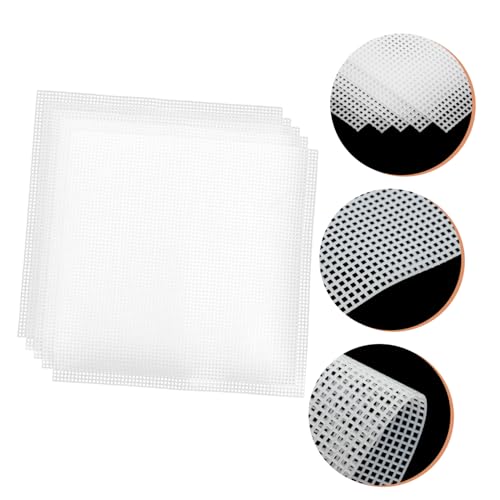 VILLCASE 5 Stück Teiliges Kunststoff Mesh Canvas Blätter Flexible Langlebige Plastikgitter für DIY Taschenherstellung Kreuzstich und Handarbeitszubehör Geeignet für Individuelle VILLCASE 5 Stück Teiliges Kunststoff Mesh Canvas Blätter Flexible Langlebige Plastikgitter für DIY Taschenherstellung Kreuzstich und Handarbeitszubehör Geeignet für Individuelle von VILLCASE