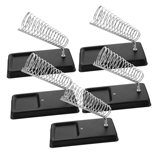 VILLCASE 5 Stück Teiliges Metall lötkolbenhaltergestell Stabiler Quadratischer Lötstation Rahmen Kompatibel mit Verschiedenen Lötkolben Sicher Rutschfest Hitzebeständig von VILLCASE