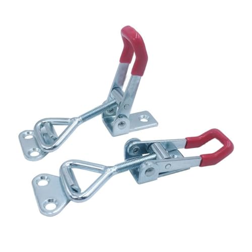 VILLCASE 5 Stück Teiliges Schnellspann knebelspanner aus Metall Verstellbare Hebel klemme mit Gummispindel Seitliche Montage für Schweißen Maschinenbedienung und Formenbau von VILLCASE