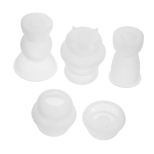 VILLCASE 5 Stück Teiliges Silikonform für Kerzenhalter Mehrschichtige Runde Basis für Kreative Diy Projekte für Hochzeiten Festdekoration und Heimdekoration VILLCASE 5 Stück Teiliges Silikonform für Kerzenhalter Mehrschichtige Runde Basis für Kreative Diy Projekte für Hochzeiten Festdekoration und Heimdekoration von VILLCASE