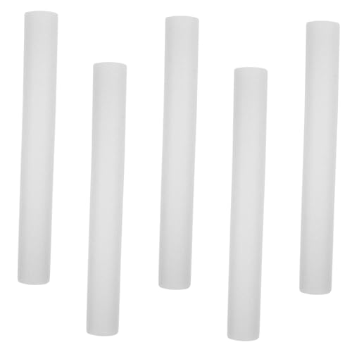 VILLCASE 5 Stück Weiße Schaumstoffstäbe für Blumenarrangements DIY Bastelmaterial für Floristen Leicht für Projekte und Kreative Bastelarbeiten von VILLCASE