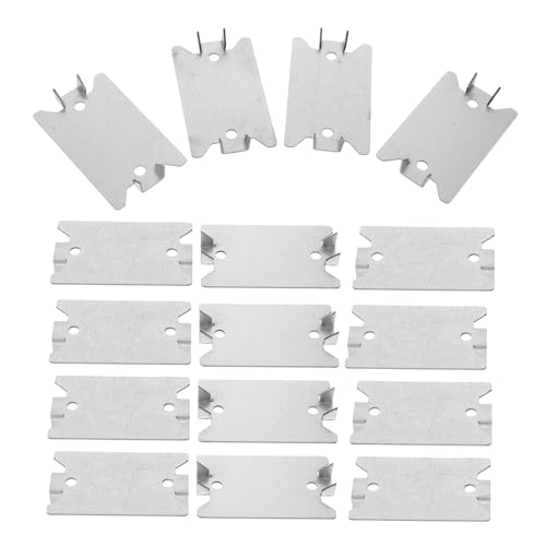 VILLCASE 50 Stück Kabelschutzplatten für Holzbolzen Metallplatten für Kabel und Rohre Geeignet für Installation von Elektrischen Leitungen Robust und Vielseitig Einsetzbar VILLCASE 50 Stück Kabelschutzplatten für Holzbolzen Metallplatten für Kabel und Rohre Geeignet für Installation von Elektrischen Leitungen Robust und Vielseitig Einsetzbar von VILLCASE