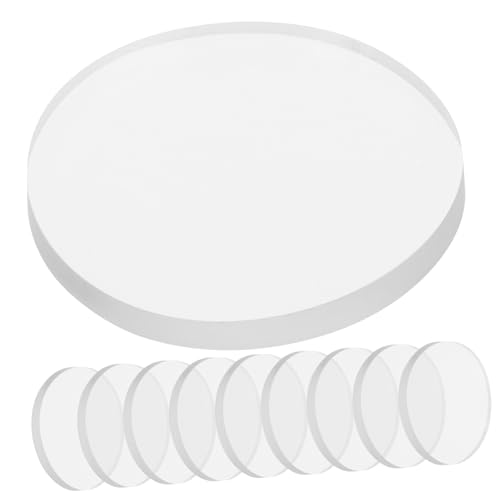 VILLCASE 50 Stück rutschfeste Matte Anti-rutsch-möbelpolster rutschfeste Möbelpads rutschfeste Gummipads Schreibtischschutzmatte Klar Polster Für Gartenmöbel Couchstopper Transparent PVC von VILLCASE