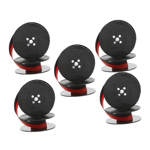 VILLCASE 5Er-Set Universelles Ersatzband für Alten Mechanischen Schreibmaschinen Rote und Schwarze Einfache Installation Langlebig und Kompatibel VILLCASE 5Er-Set Universelles Ersatzband für Alten Mechanischen Schreibmaschinen Rote und Schwarze Einfache Installation Langlebig und Kompatibel von VILLCASE