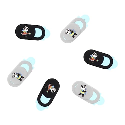 VILLCASE 6er-Pack Laptop-sichtschutzfolie Webcam-Blocker Für Computer Panda-Muster Webcam Für Tablet VILLCASE 6er-Pack Laptop-sichtschutzfolie Webcam-Blocker Für Computer Panda-Muster Webcam Für Tablet von VILLCASE