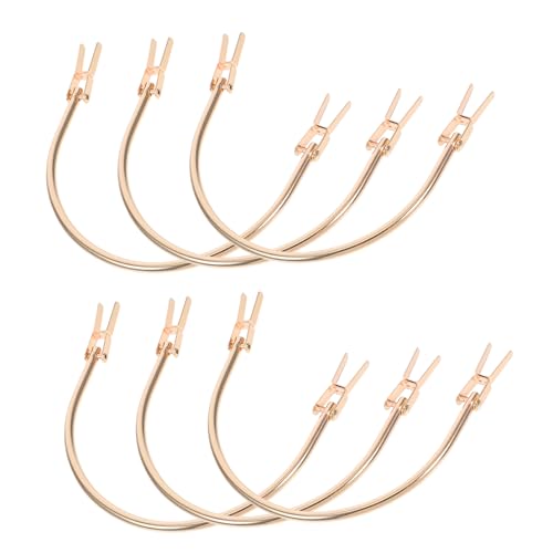 VILLCASE 6 Stück Metall Griffe für Verpackungsboxen Durable Traggriffe für Einkaufstaschen Koffer und Umzugskartons und Anpassbare Handhabung von VILLCASE