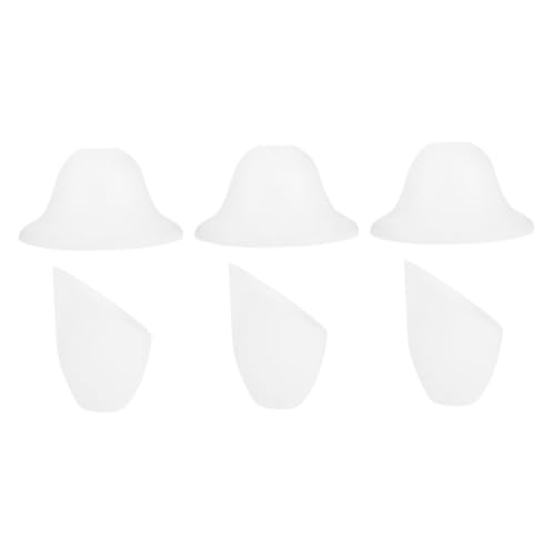 VILLCASE 6 Stück Neigbarer Lampenschirm Kunststoff im Pferdehuf Design für und Tischlampen Ersatz für Multi Head Stehlampe und Wandlampe Vielseitig Einsetzbar Einfache Montage von VILLCASE