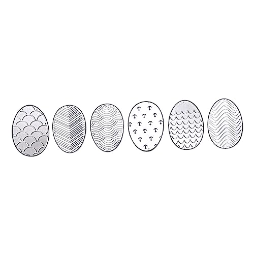 VILLCASE 6 Stück Osterei Vorlagen Stanzformen Stanzwerkzeug Modell Stanzform Eierform Osterei Stanzform Ostern Handgefertigte Stanzform DIY Stanzform Schnitt DIY Form VILLCASE 6 Stück Osterei Vorlagen Stanzformen Stanzwerkzeug Modell Stanzform Eierform Osterei Stanzform Ostern Handgefertigte Stanzform DIY Stanzform Schnitt DIY Form von VILLCASE