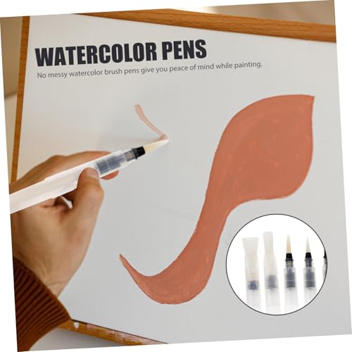 VILLCASE 6 Stück Teiliges Aquarellpinsel Füllbarem Wassertank Praktische Wasserpinsel in Verschiedenen Spitzen und Flach Leicht und Kompakt für Künstler Malerei Farbmischung und Unterwegs VILLCASE 6 Stück Teiliges Aquarellpinsel Füllbarem Wassertank Praktische Wasserpinsel in Verschiedenen Spitzen und Flach Leicht und Kompakt für Künstler Malerei Farbmischung und Unterwegs von VILLCASE