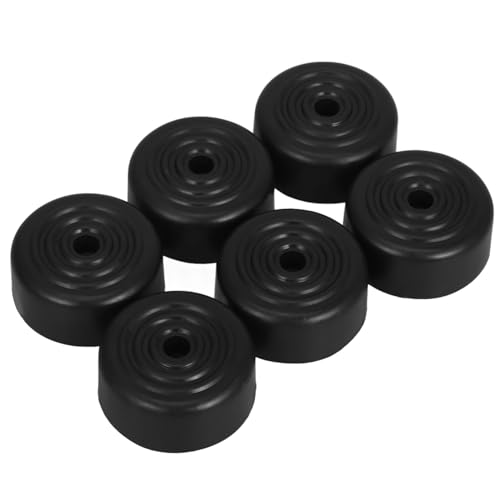 VILLCASE 6 Stück Teiliges Verstellbare Schwarze Möbelbeine Rund Robuste Sofa und Schrankfüße rutschfeste Möbelstopper zur Stabilisierung von Tischen und Kommoden VILLCASE 6 Stück Teiliges Verstellbare Schwarze Möbelbeine Rund Robuste Sofa und Schrankfüße rutschfeste Möbelstopper zur Stabilisierung von Tischen und Kommoden von VILLCASE