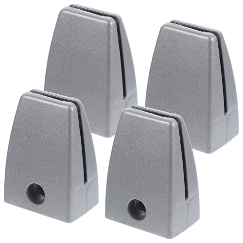 VILLCASE 7 Sätze Glasclip Schreibtisch Trennwand Halterung Schreibtisch Trennwand Befestigung Schrankklemmen Clip-Spender Kabine Unterstützung Für Schreibtischpartitionen Silver 4 Stück * 7 von VILLCASE