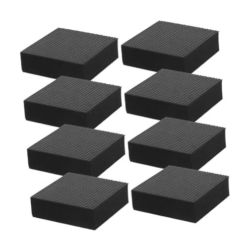 VILLCASE 8 Stücke rutschfeste Möbelerhöhungen Selbstklebend Verstellbar Gummimaterial für Sofas Betten Stühle und Tische von VILLCASE